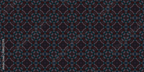 Wallpaper Mural Seamless abstract pattern. The texture is abstract. Abstract endless symmetrical background Torontodigital.ca