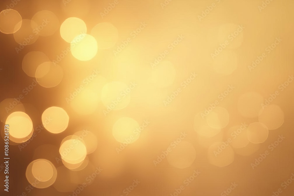 Gold Bokeh Light Background with Soft Focus Creating Luxury Festive Atmosphere Gold Bokeh Light Background with Soft Focus Creating Luxury Festive Atmosphere