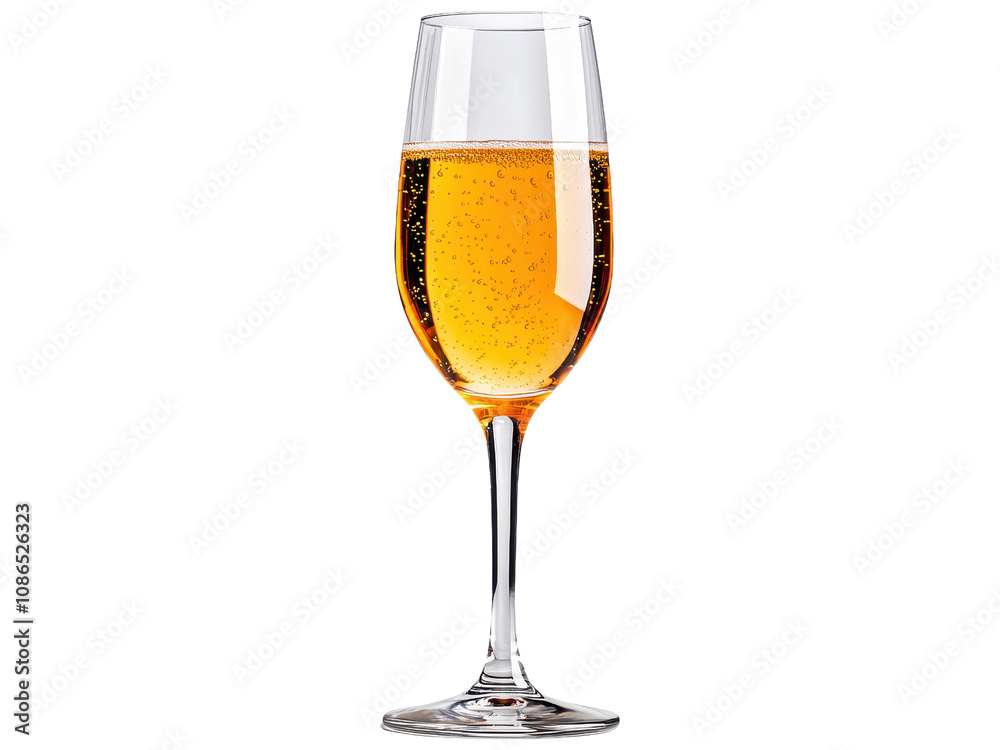 Sparkling Beverage in Elegant Glass Sparkling Beverage in Elegant Glass