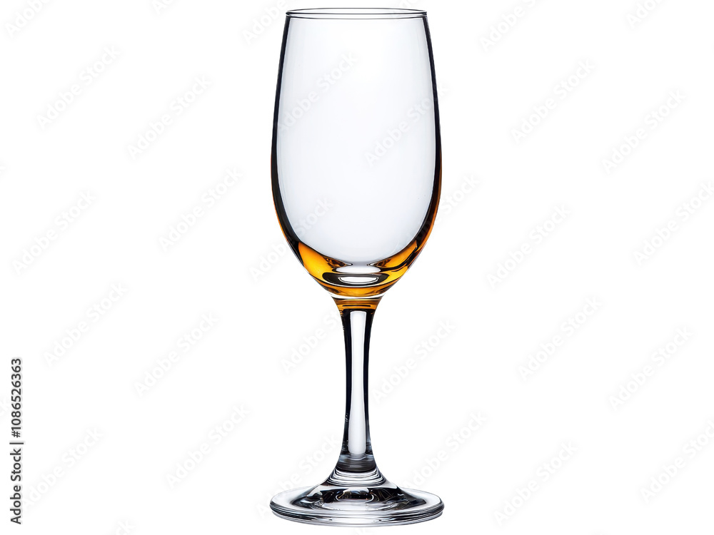 Elegant Clear Glass with Golden Liquid