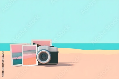 Flat Design World Photography Day Concept Background photo earth camera image poster technology nature day film international lens picture illustration photographer design vector photo