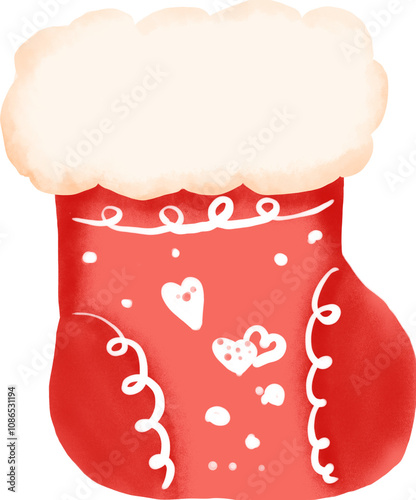 red christmas stocking