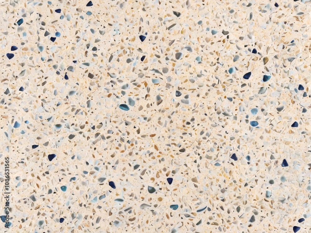 terrazzo beige blue 3