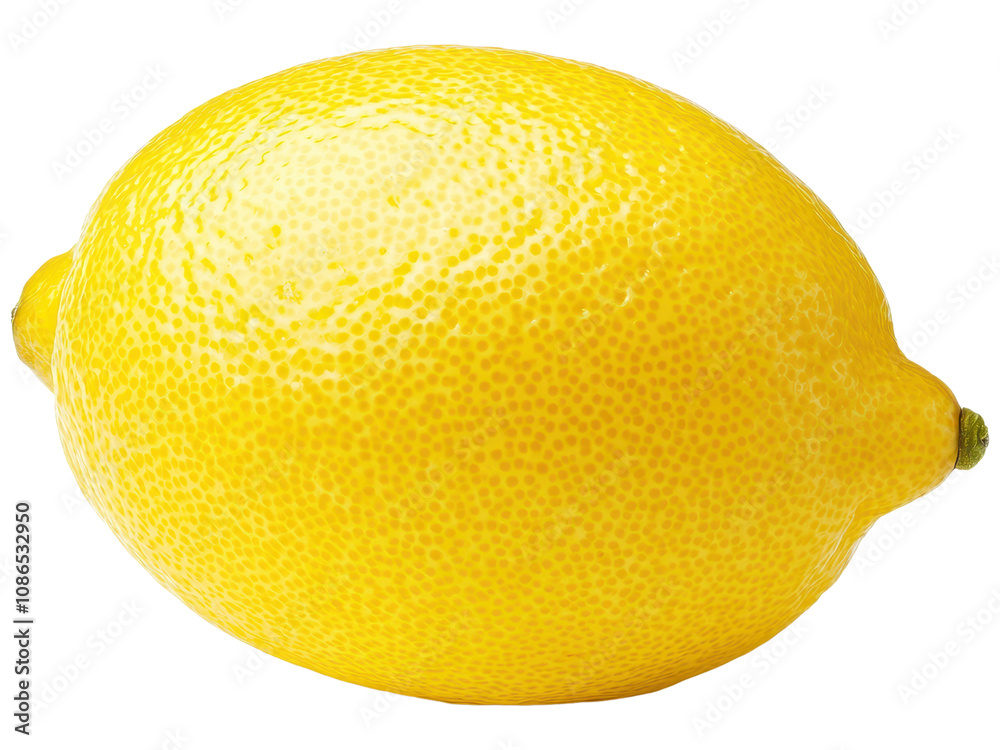 Fresh Yellow Lemon on White Background Fresh Yellow Lemon on White Background