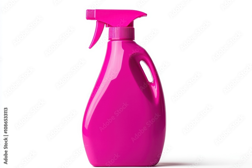 Bright Pink Spray Bottle for Cleaning Purposes Bright Pink Spray Bottle for Cleaning Purposes