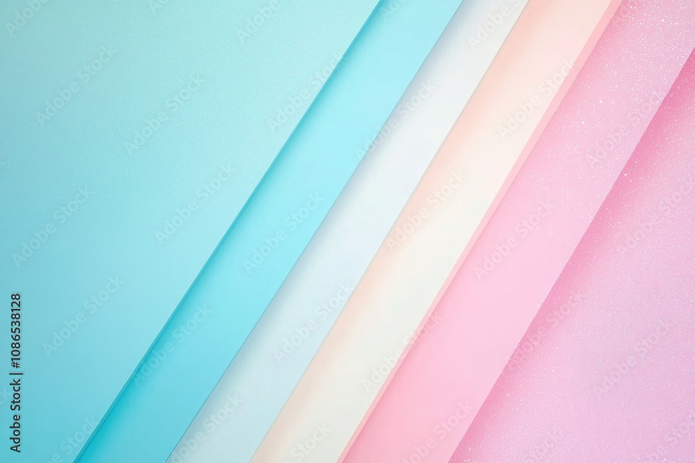 Fototapeta premium abstract pastel blue pink gradient background with glitter