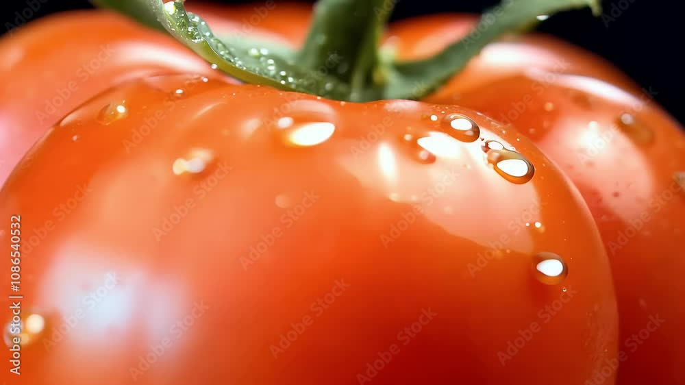 fresh textures Perfect food related content close up shots althy eating es tomatoes red green fruit vegetable video footage texture closeup slow motion dolly slide lens probe detail small foreground