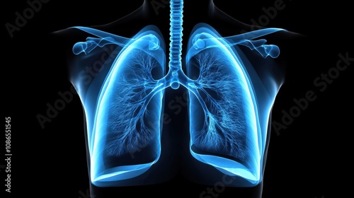 Flim X-ray of the lungs 