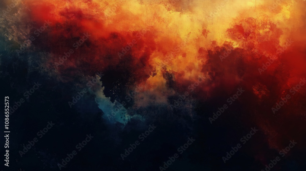 Vibrant Abstract Texture with Dramatic Colors Vibrant Abstract Texture with Dramatic Colors