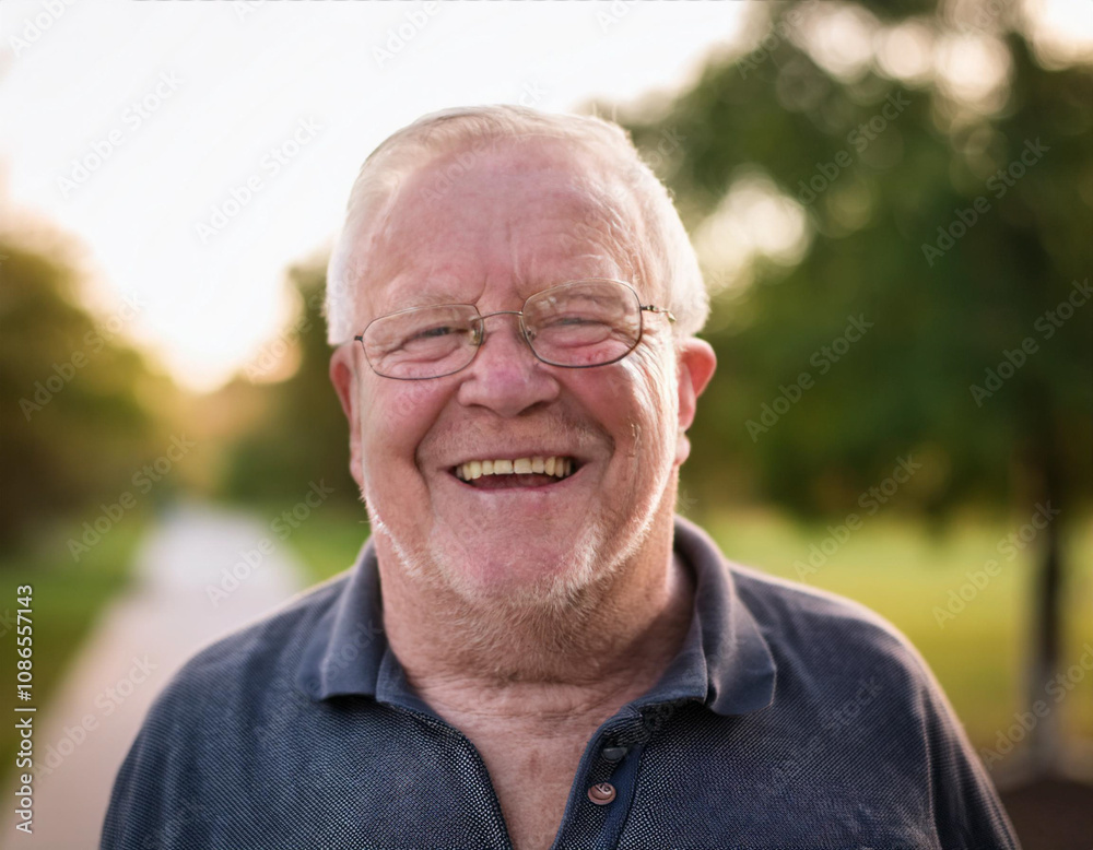 Empowering Portrait of Confident Man With Down Syndrome Outdoors Empowering Portrait of Confident Man With Down Syndrome Outdoors