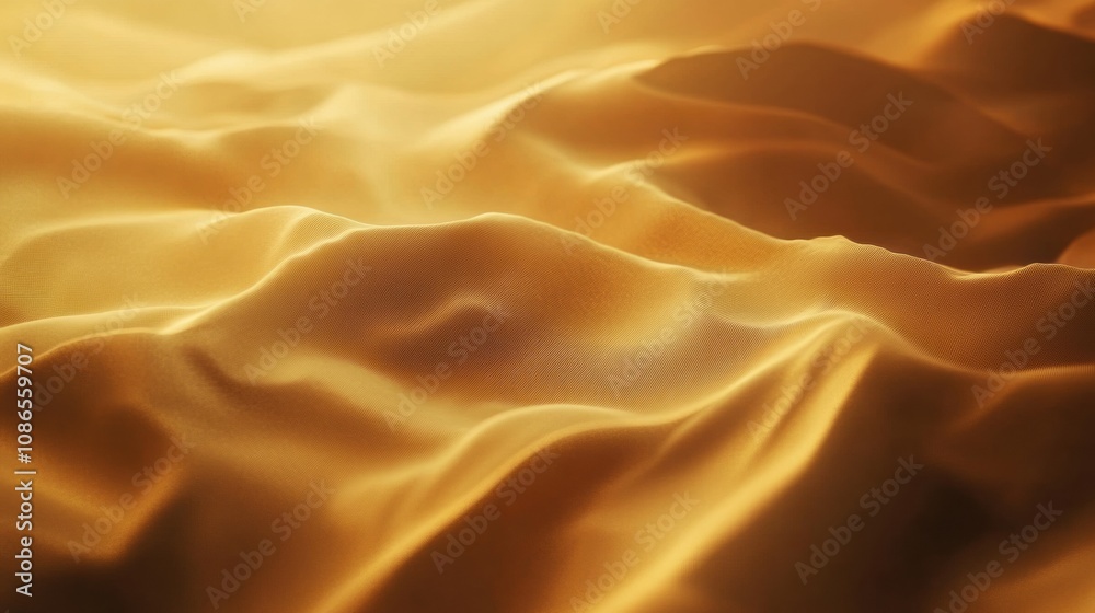 Obraz premium Velvet gold gradient background, deep and soft gold tones transitioning with a gentle glow, creating a cozy and luxurious feel