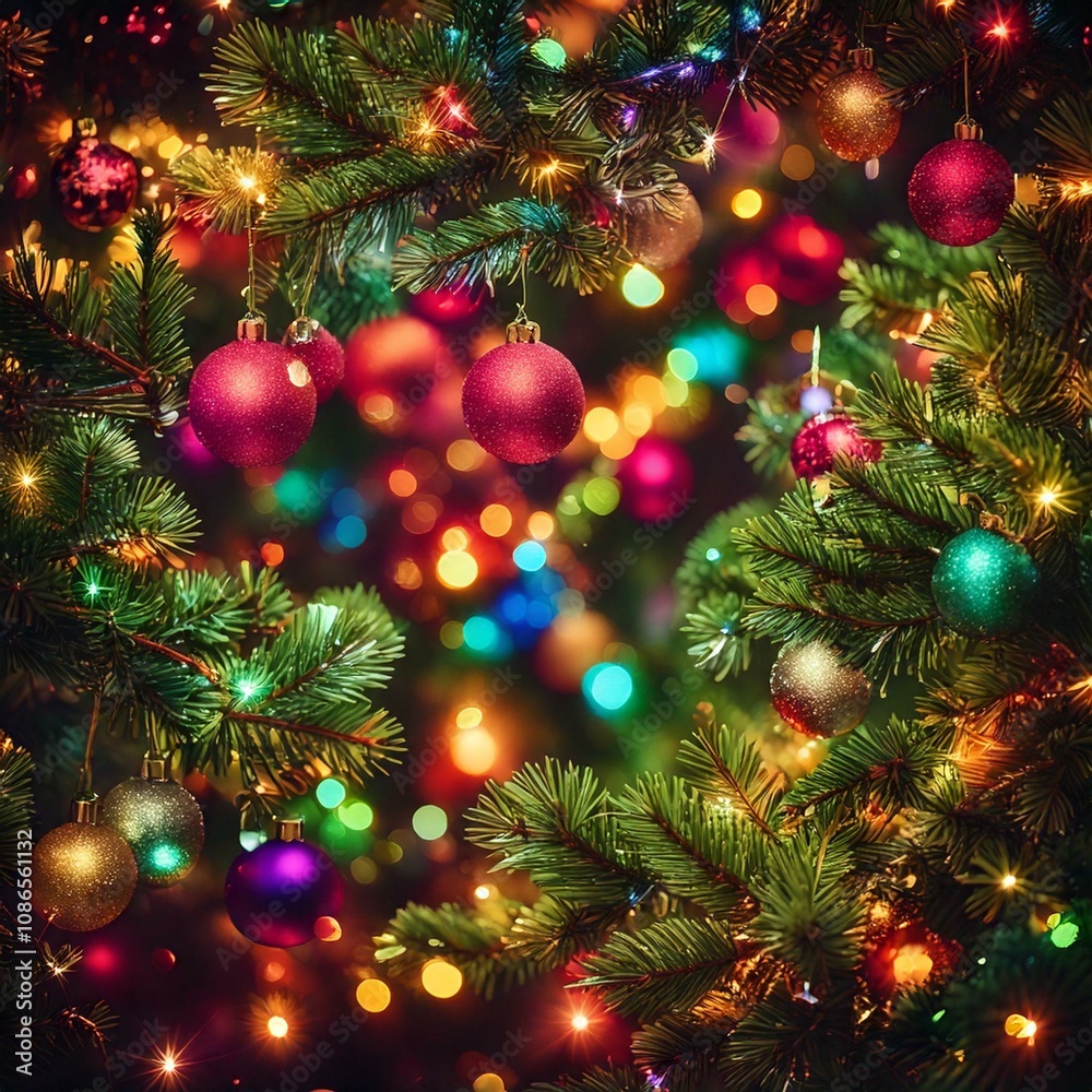 Fototapeta premium Christmas Decoration Background