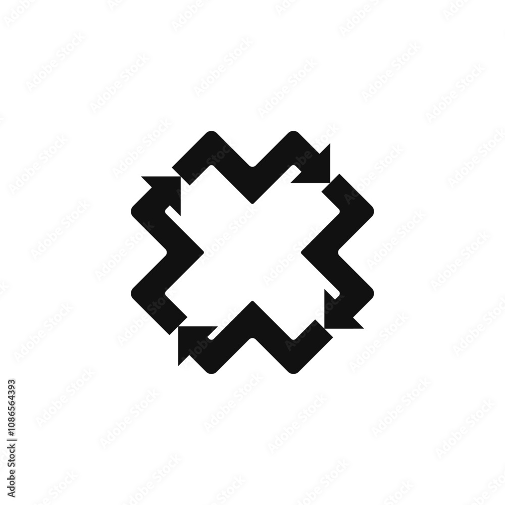 Arrow logo vector, letter X logo design template Arrow logo vector, letter X logo design template