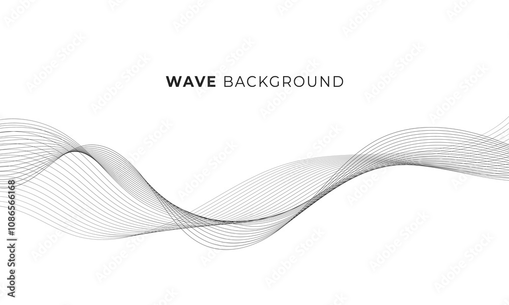 Abstract futurism particle waves line isolated white background Abstract futurism particle waves line isolated white background