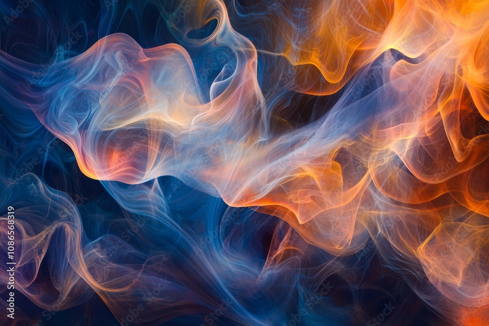Swirling, colorful smoke patterns against a dark background, providing a mysterious and artistic texture for digital overlays. Swirling, colorful smoke patterns against a dark background, providing a mysterious and artistic texture for digital overlays.