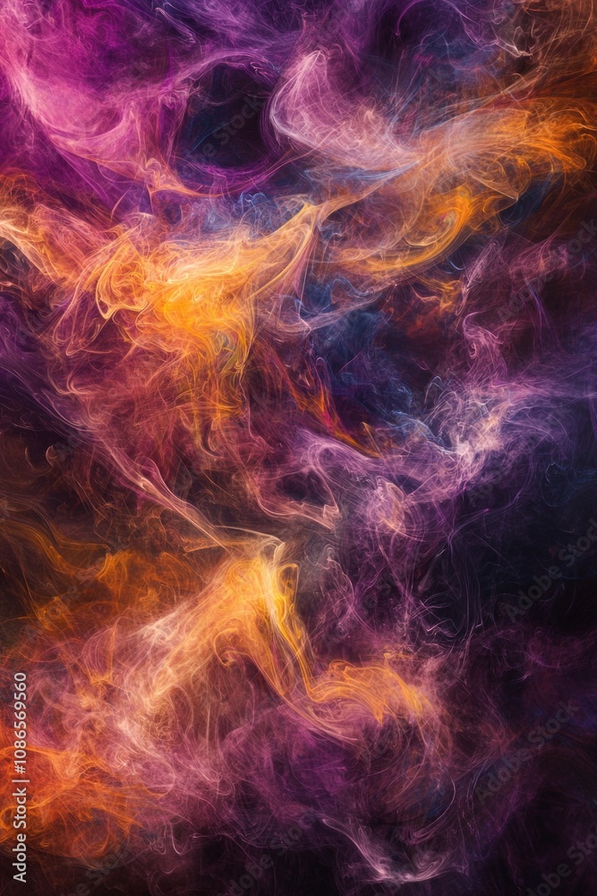 Swirling, colorful smoke patterns against a dark background, providing a mysterious and artistic texture for digital overlays. Swirling, colorful smoke patterns against a dark background, providing a mysterious and artistic texture for digital overlays.