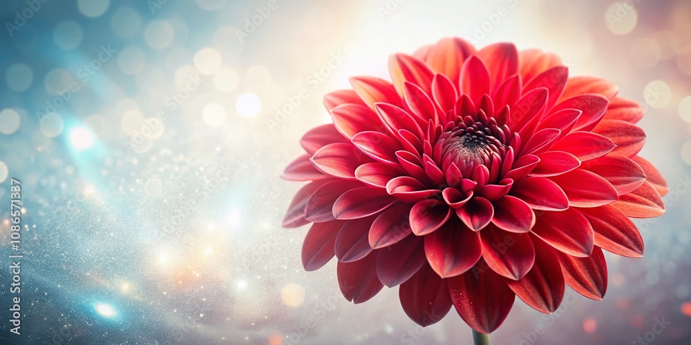Surreal Red Flower White Background AI Photography Surreal Red Flower White Background AI Photography