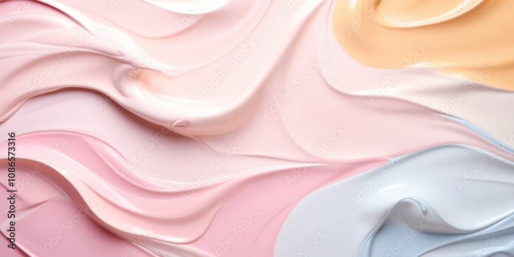 Obraz premium インク クリーム 背景