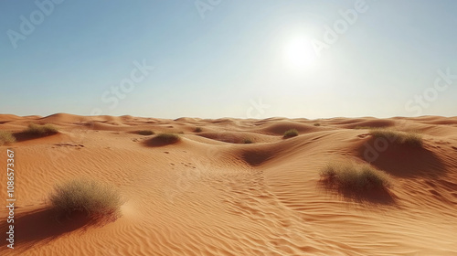 An HDRi of a desert environment