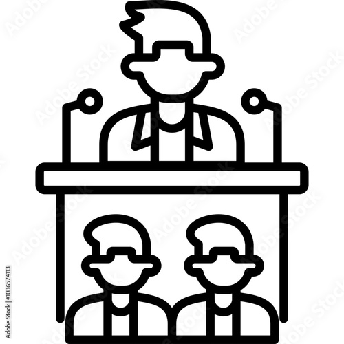Press Conference Icon