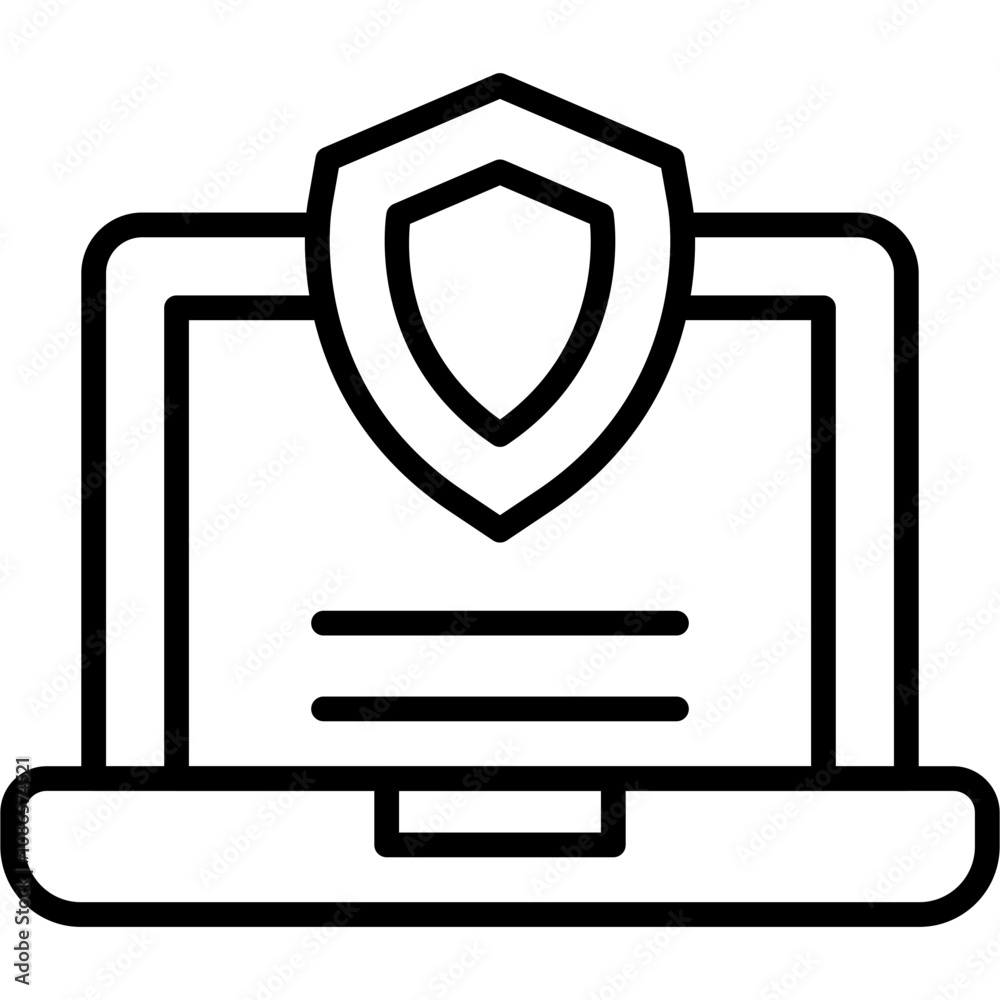 Cyber Security Icon Cyber Security Icon