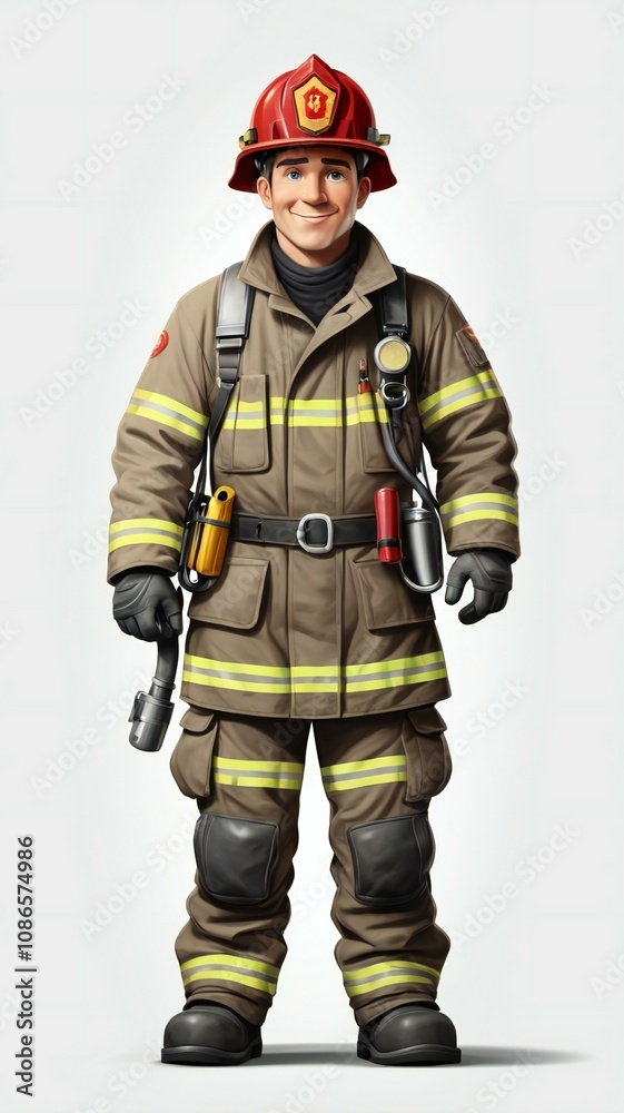 fireman with axe 2 generated by ai fireman with axe 2 generated by ai