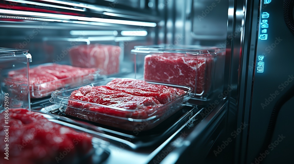 Lab-Grown Meat Samples Packaged and Market-Ready Lab-Grown Meat Samples Packaged and Market-Ready