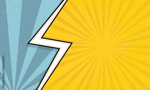 Versus comic frame. Vs comics book clash frames halftone stripes background vector template. Comic magazine funny poster