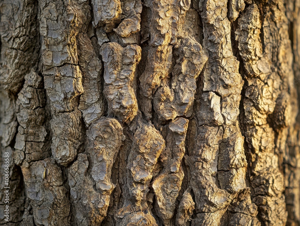 The rough texture of tree bark. AI. The rough texture of tree bark. AI.