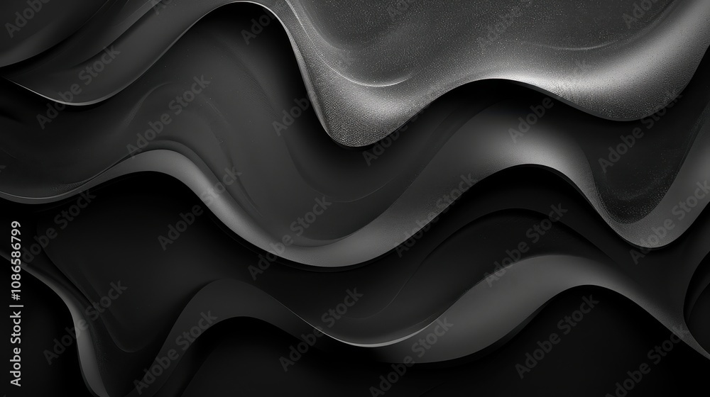 Abstract Black Wave Pattern Background Design Abstract Black Wave Pattern Background Design