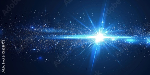 Bright Starburst in a Dark Blue Galaxy