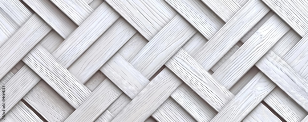 Detailed white wood planks arranged in a chevron pattern, soft light tones, minimalist background, perfect for interior design Detailed white wood planks arranged in a chevron pattern, soft light tones, minimalist background, perfect for interior design