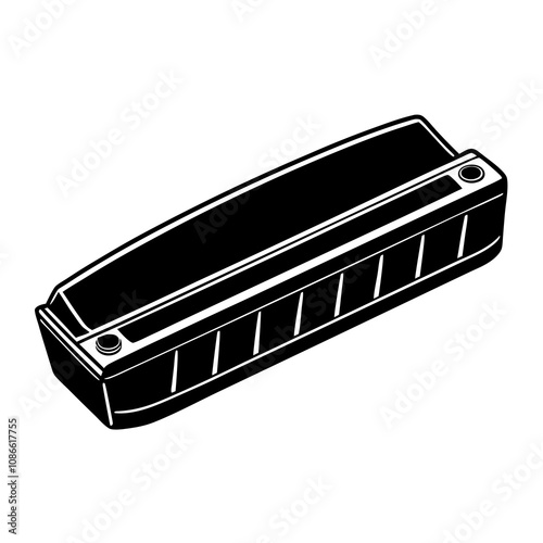 musical instrument harmonica illustration