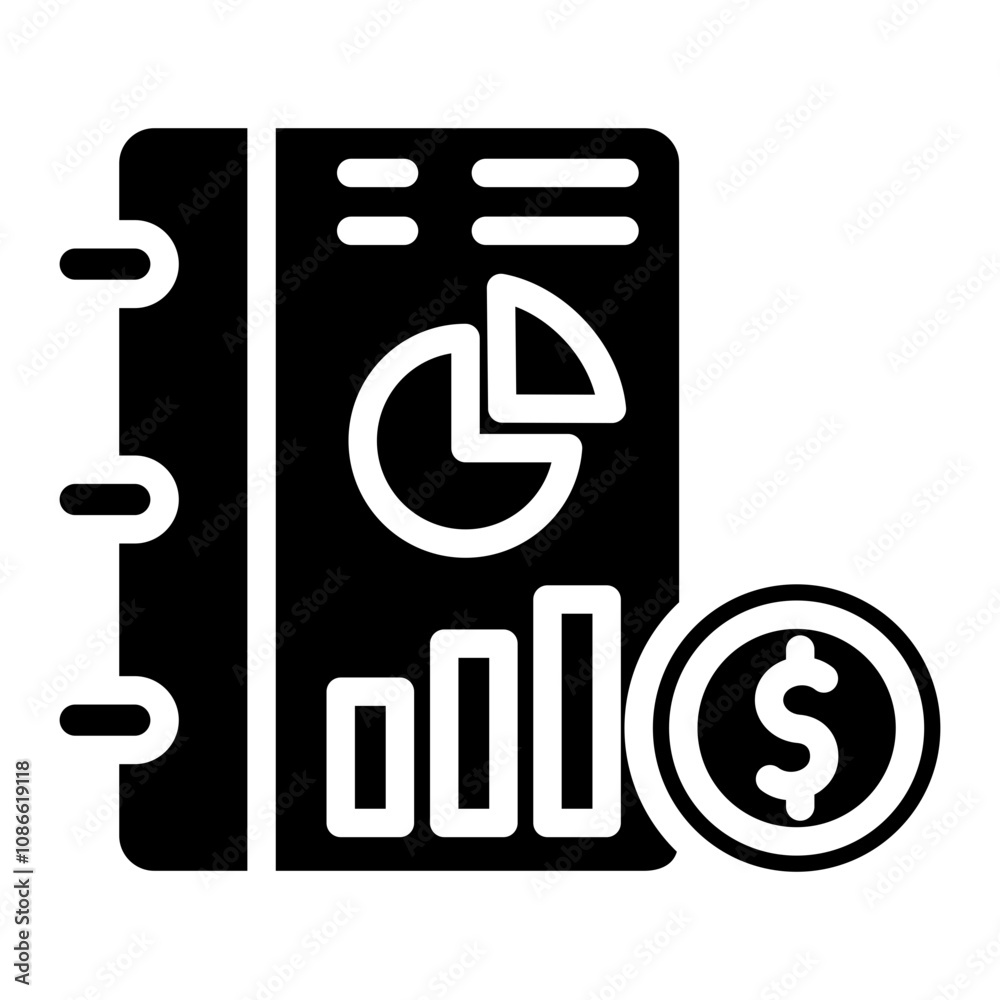 Annual Report Icon Element For Design Annual Report Icon Element For Design