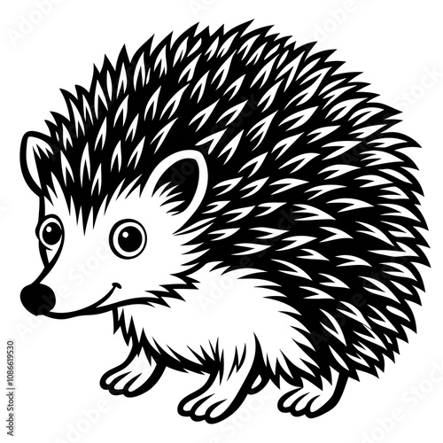 illustration of hedgehog