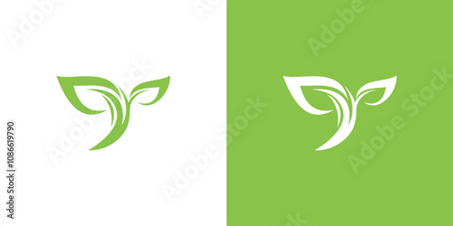 Green Logo For Green Health Green Tree Logo Of Tree photo