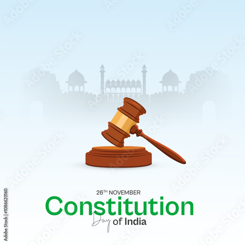National Constitution Day and Constitution Day of India Social Media Post