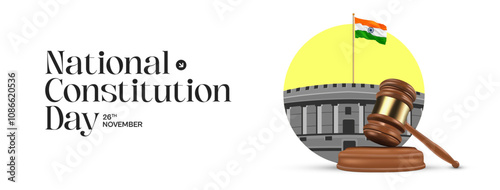 National Constitution Day and Constitution Day of India Social Media Post