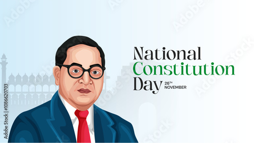 National Constitution Day and Constitution Day of India Social Media Post