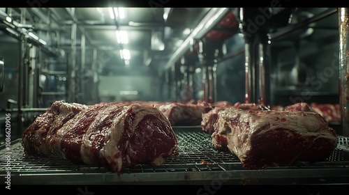 Meat Factory: Food Production in 16K Resolution Ultra-High Definition