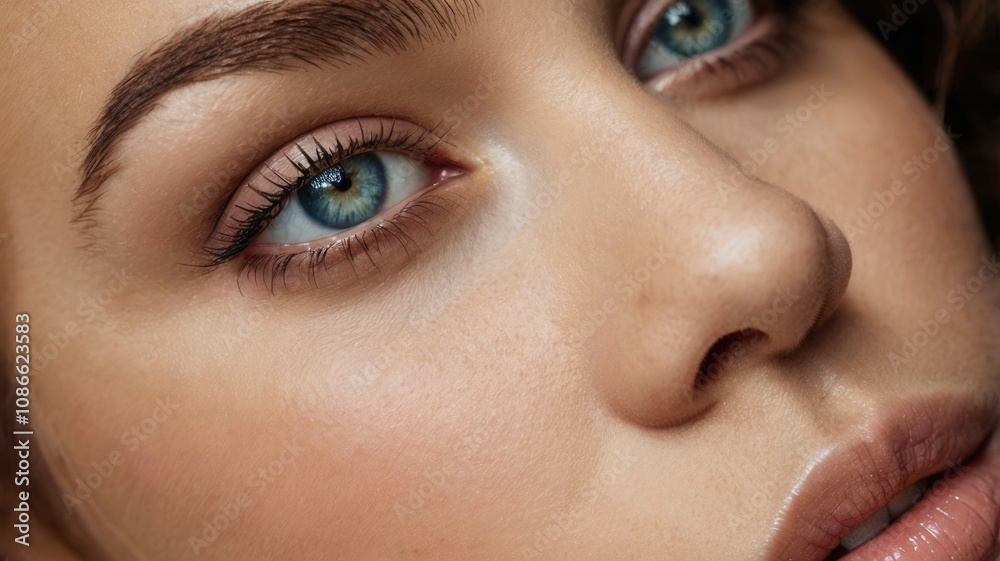 Obraz premium Close-up of a Woman's Eye