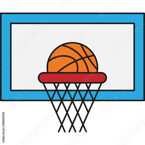 Basketball Flat Icon