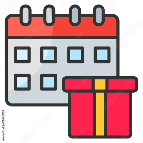 Boxing Day Tradition  Icon Element For Design