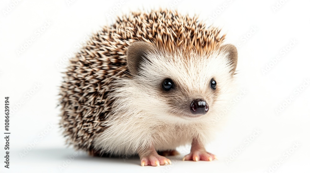 Close-Up Portrait of a Curious Hedgehog Close-Up Portrait of a Curious Hedgehog