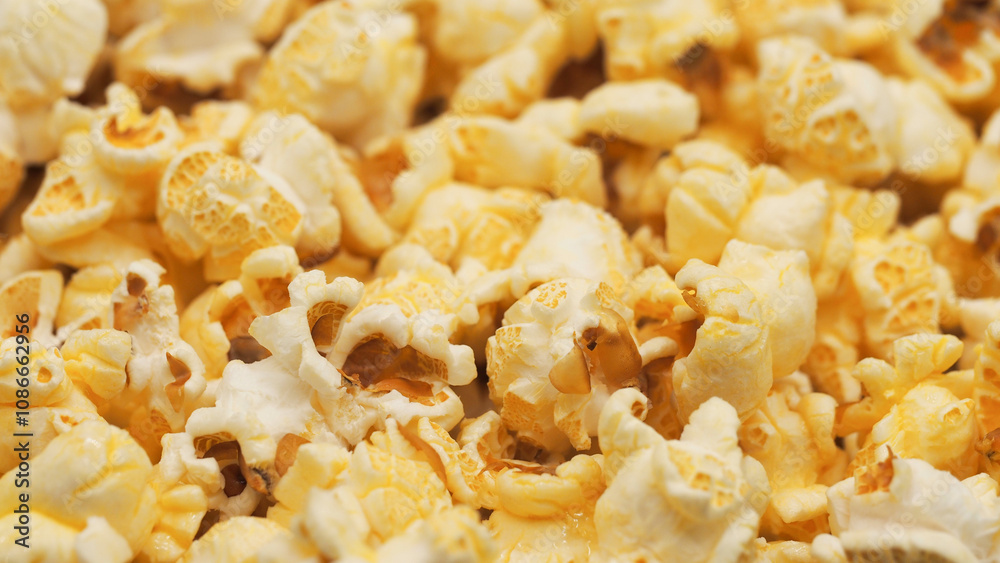 A scattered popcorn texture background with irregular clusters of fluffy popcorn pieces, varying in size and shape. perfect for casual or whimsical designs A scattered popcorn texture background with irregular clusters of fluffy popcorn pieces, varying in size and shape. perfect for casual or whimsical designs