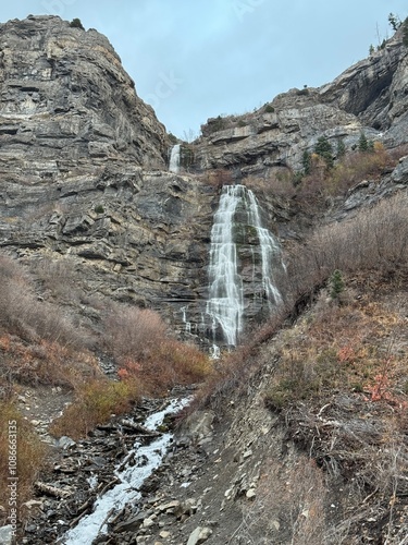 waterfall in the mountain