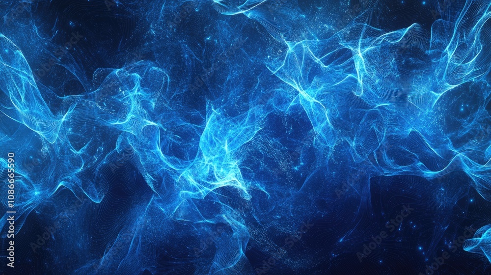 Abstract Digital Network Image with Blue Waves Highlighting Cyber Connectivity and Neural Networks in a Quantum Computing Context, Elements of Technology Visualization, Networking Abstract Digital Network Image with Blue Waves Highlighting Cyber Connectivity and Neural Networks in a Quantum Computing Context, Elements of Technology Visualization, Networking