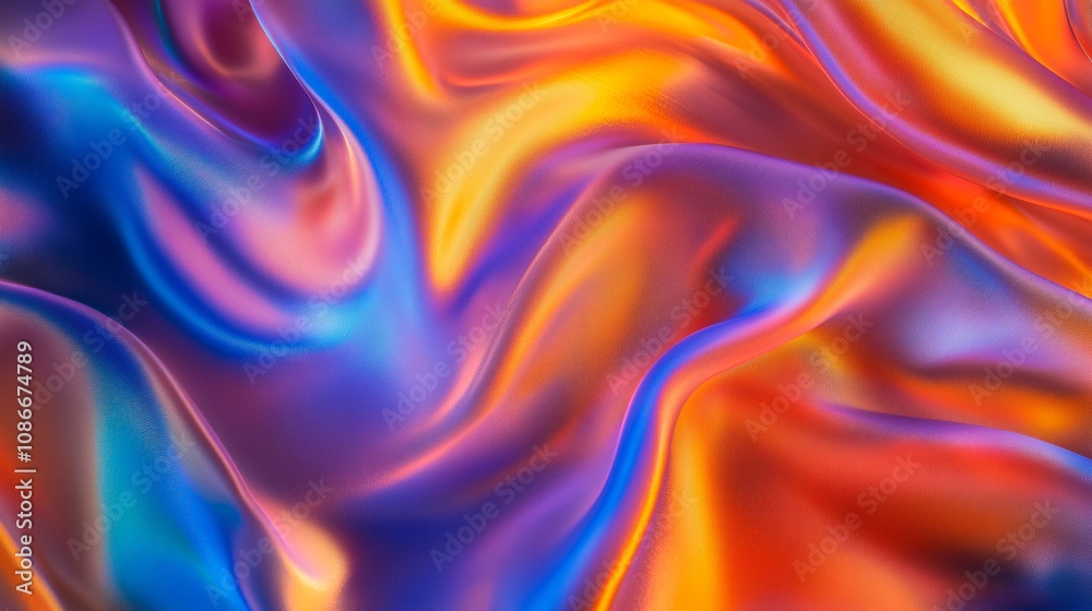 Obraz premium shimmering fabric background. mesmerizing color.