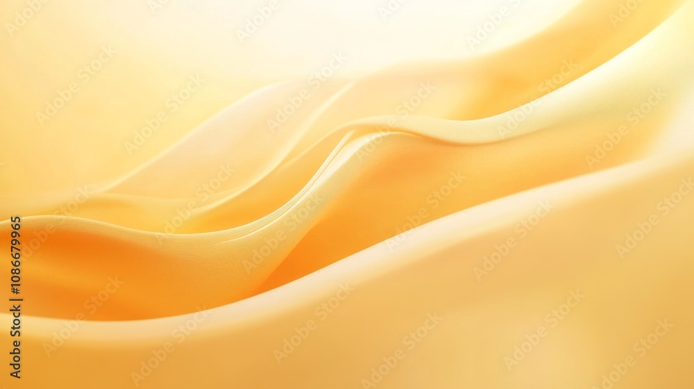 Soft and Flowing Yellow Fabric Waves Creating an Ethereal Atmosphere Suitable for Backgrounds, Textures, and Creative Design Projects to Evoke Warmth and Serenity Soft and Flowing Yellow Fabric Waves Creating an Ethereal Atmosphere Suitable for Backgrounds, Textures, and Creative Design Projects to Evoke Warmth and Serenity