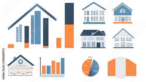  infographic-style illustration showcasing a real estate investment strategy